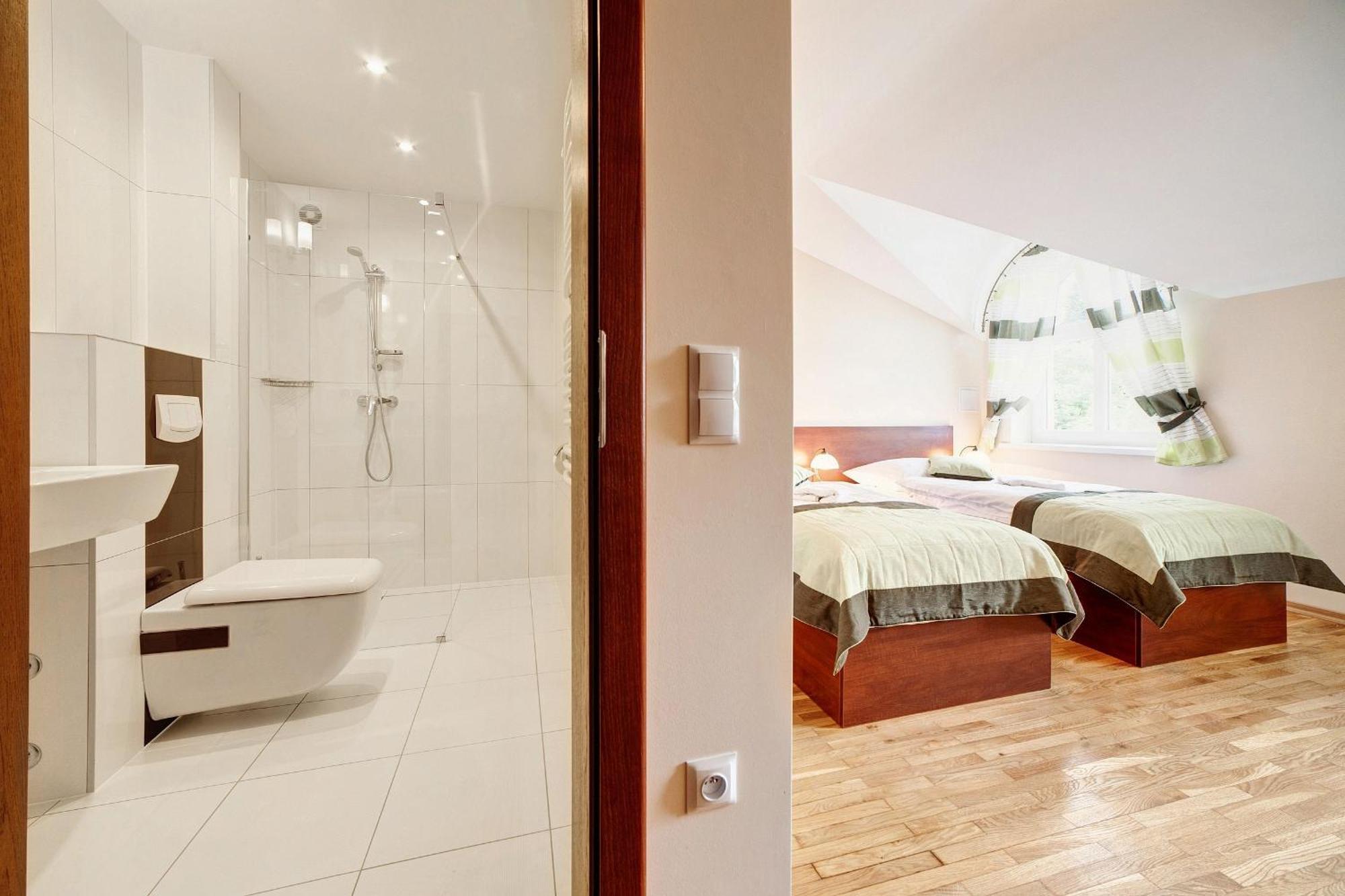 Lesna Polana- Blisko Centrum, Mini Spa, Cicha, Spokojna Okolica, Parking Gratis Krynica-Zdrój Zimmer foto